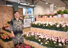 Brigitte Andersen Of Rosa Danica next to the RosAmor series. They supply these scented roses from the beginning of January till week 35.